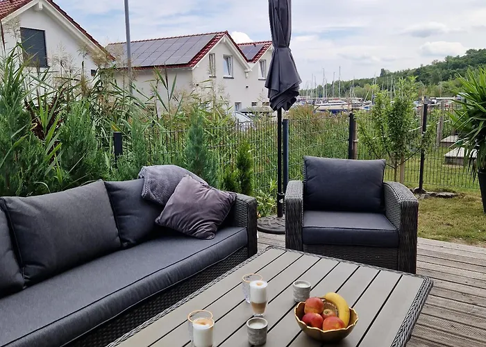 Nyaraló Seezeit Direkt Am Geiseltalsee Mit Sauna Und Fahrradgarage Mücheln