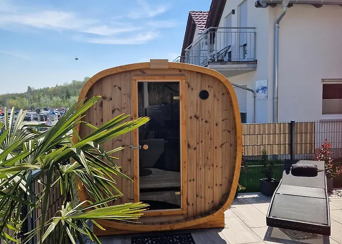 Seezeit Direkt Am Geiseltalsee Mit Sauna Und Fahrradgarage Nyaraló Mücheln