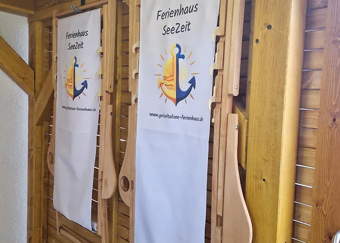 Nyaraló Seezeit Direkt Am Geiseltalsee Mit Sauna Und Fahrradgarage